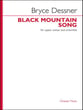 Black Mountain Song for Upper Voices and Ensemble SA choral sheet music cover
